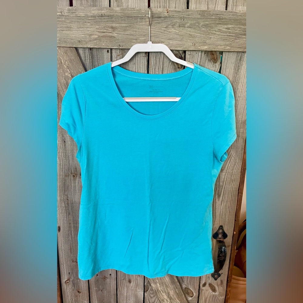 No Boundaries Turquoise Short Sleeve Tee